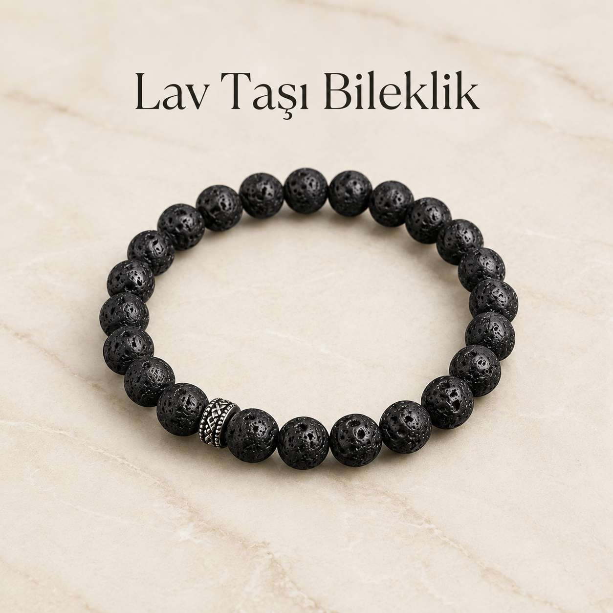 Lav Taşı Doğal Taş Bileklik