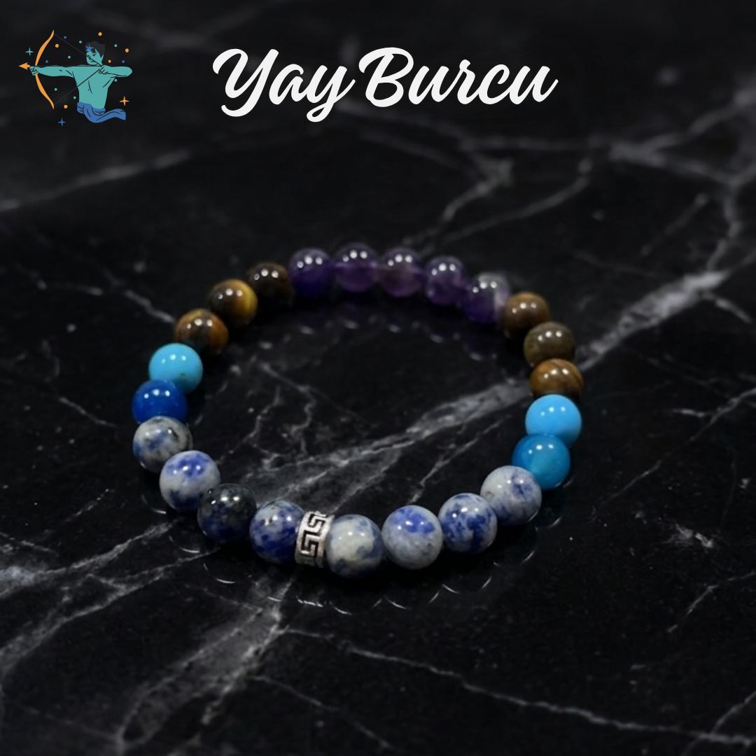 Yay Burcu Doğal Taş Bilekliği | Burç Koleksiyonu