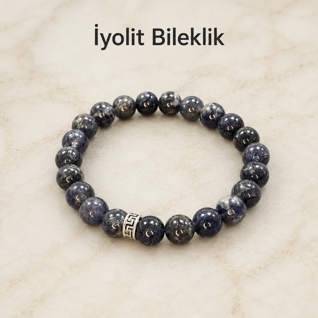 İyolit Doğal Taş Bileklik