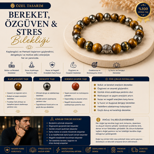 Bereket, Özgüven & Stres Bilekliği