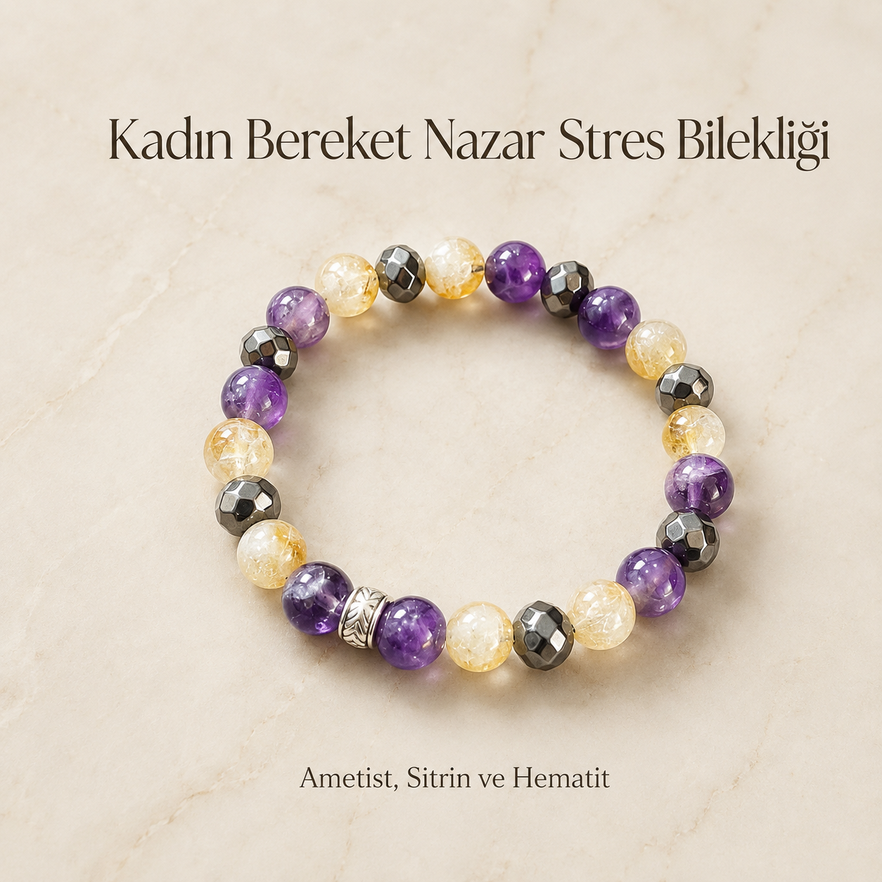 Kadın Bereket, Nazar & Stres Bilekliği
