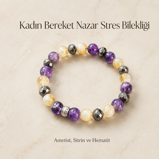 Kadın Bereket, Nazar & Stres Bilekliği
