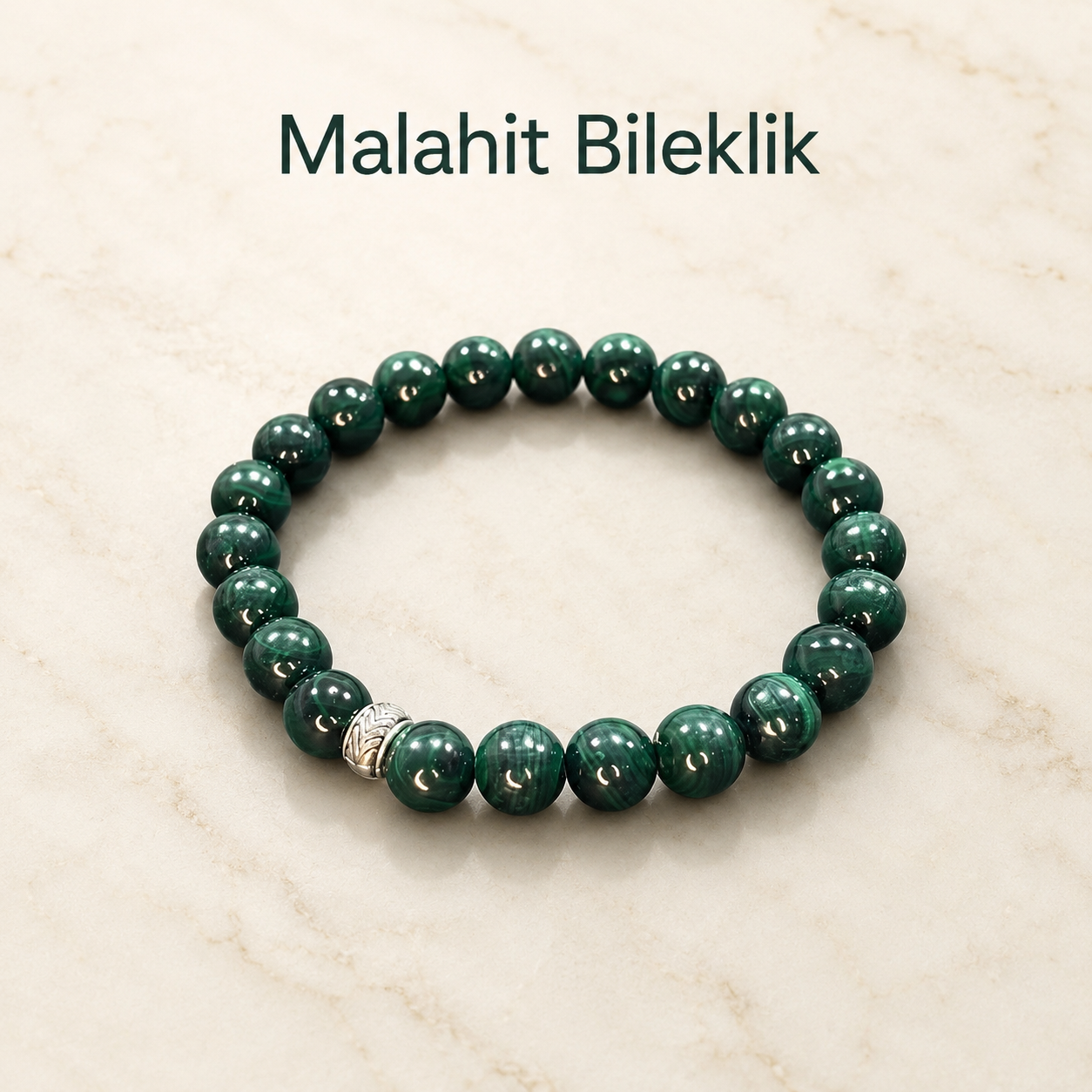 Malahit Doğal Taş Bileklik