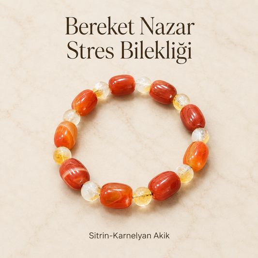 Özel Tasarım Bereket, Nazar & Stres Bilekliği