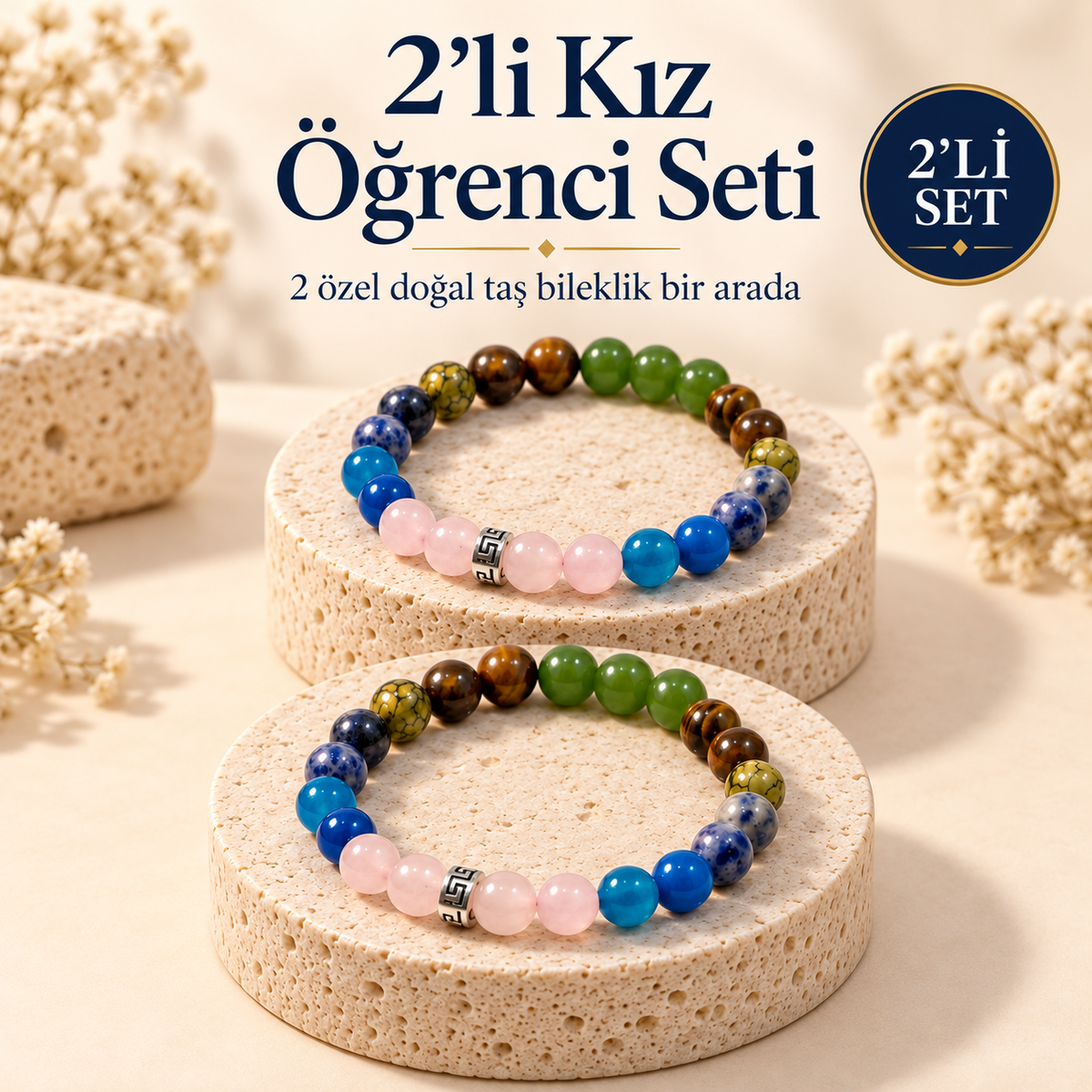 2’li Kız Öğrenci Bilekliği Seti