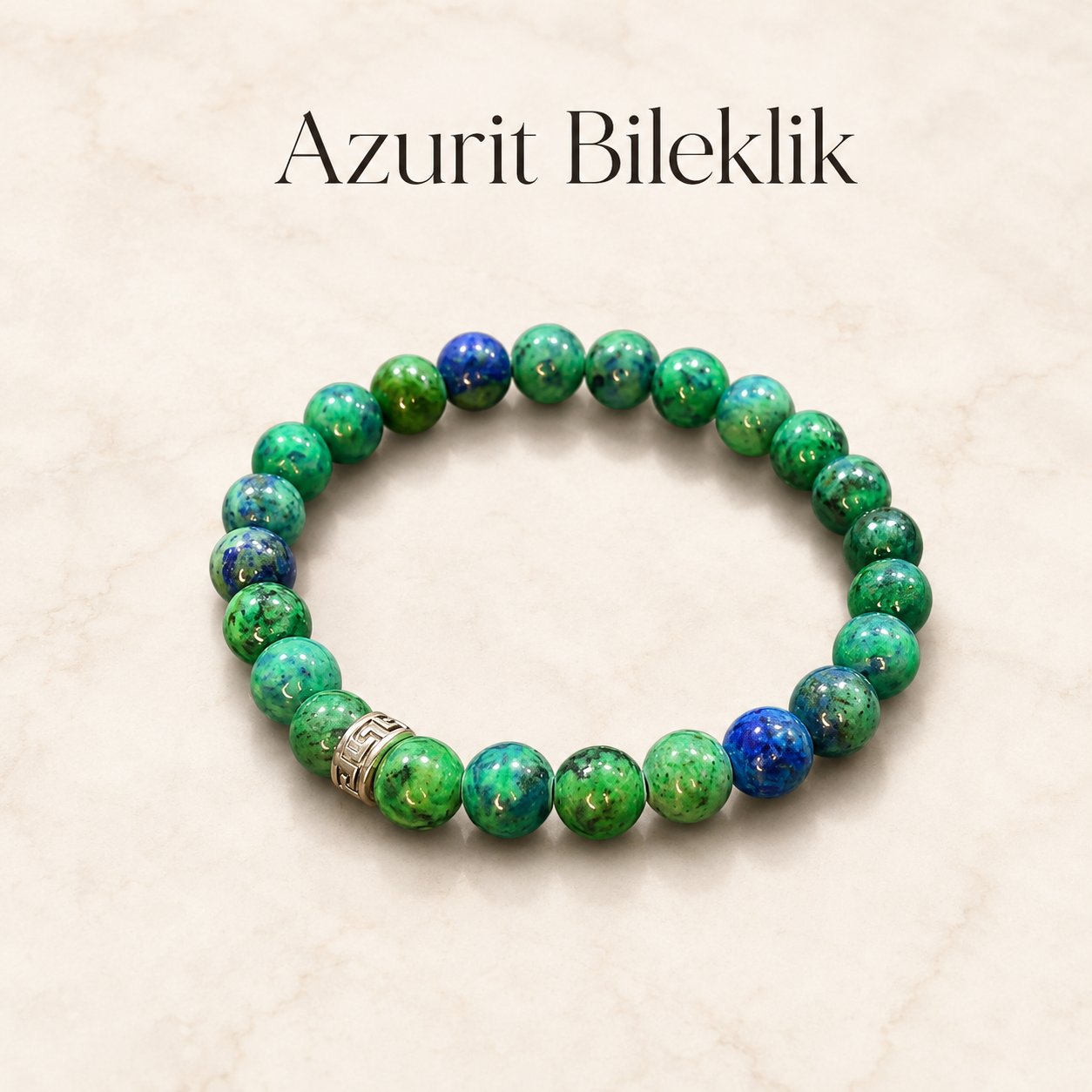 Azurit Doğal Taş Bileklik
