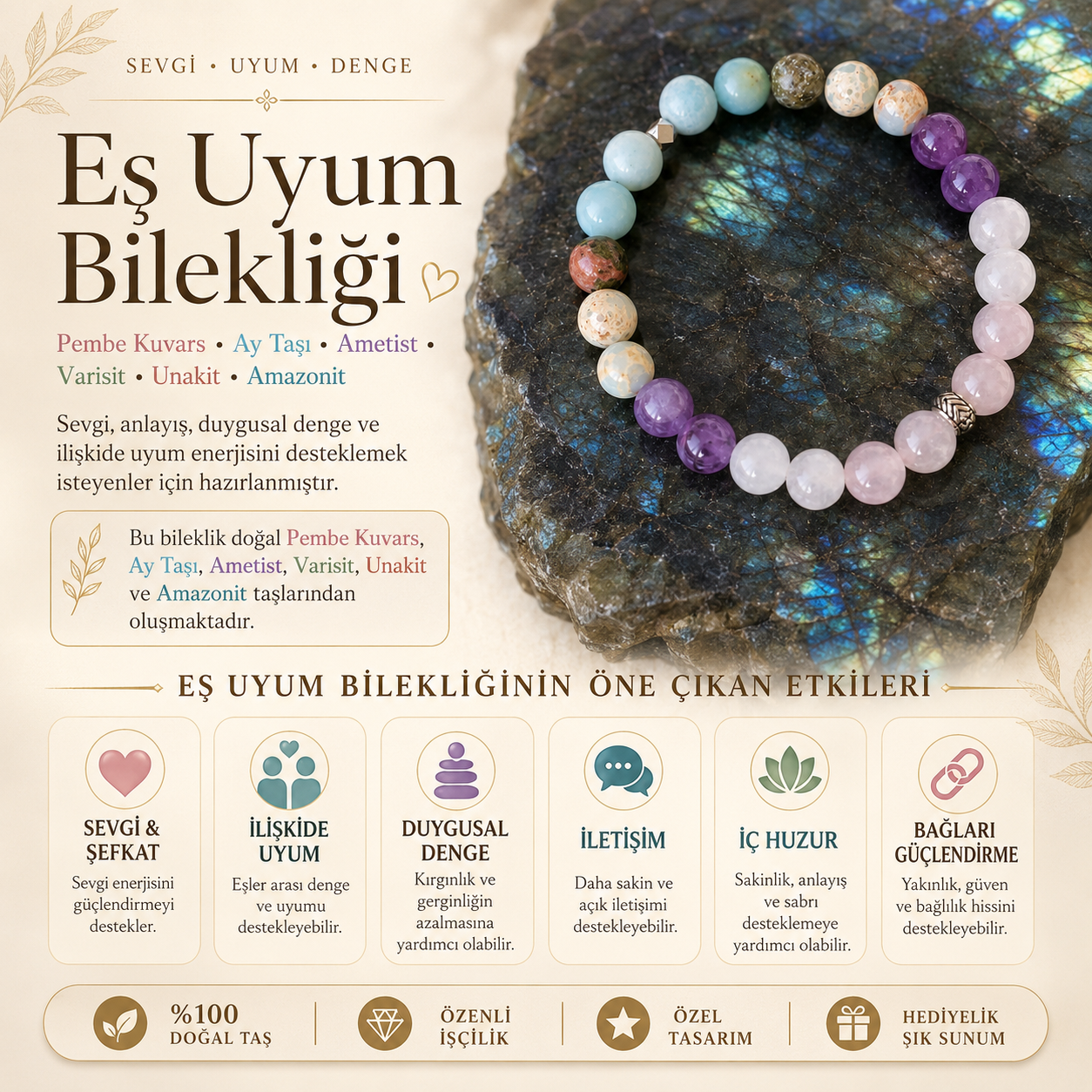 👩‍❤️‍👨 Eş Uyum Bilekliği 👩‍❤️‍👨