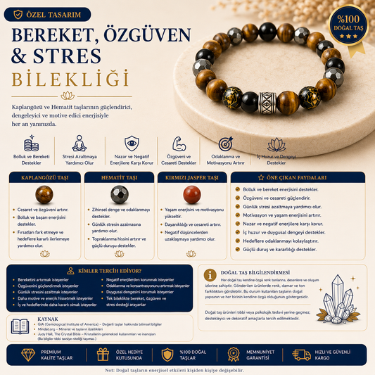 Bereket, Özgüven & Stres Bilekliği