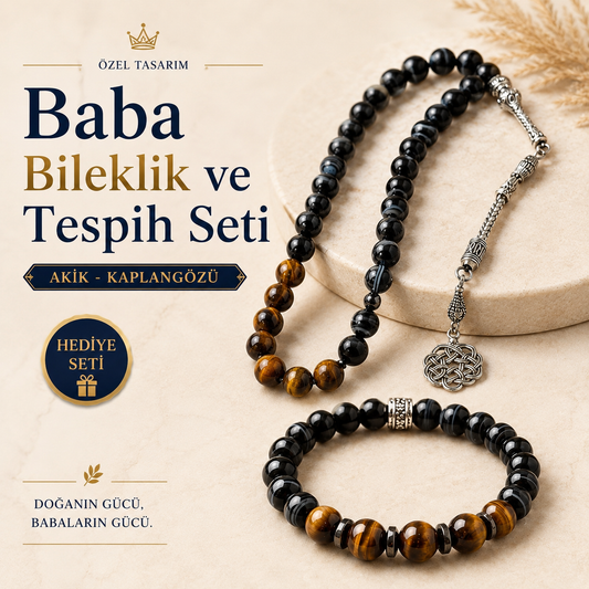 Baba Bileklik ve Tespih Seti