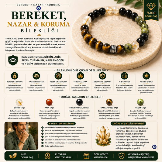 🧿 Bereket, Nazar & Koruma Bilekliği 🧿