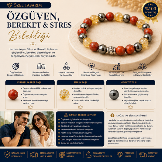 Özgüven, Bereket & Stres Bilekliği