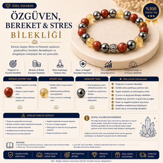 Özgüven, Bereket & Stres Bilekliği