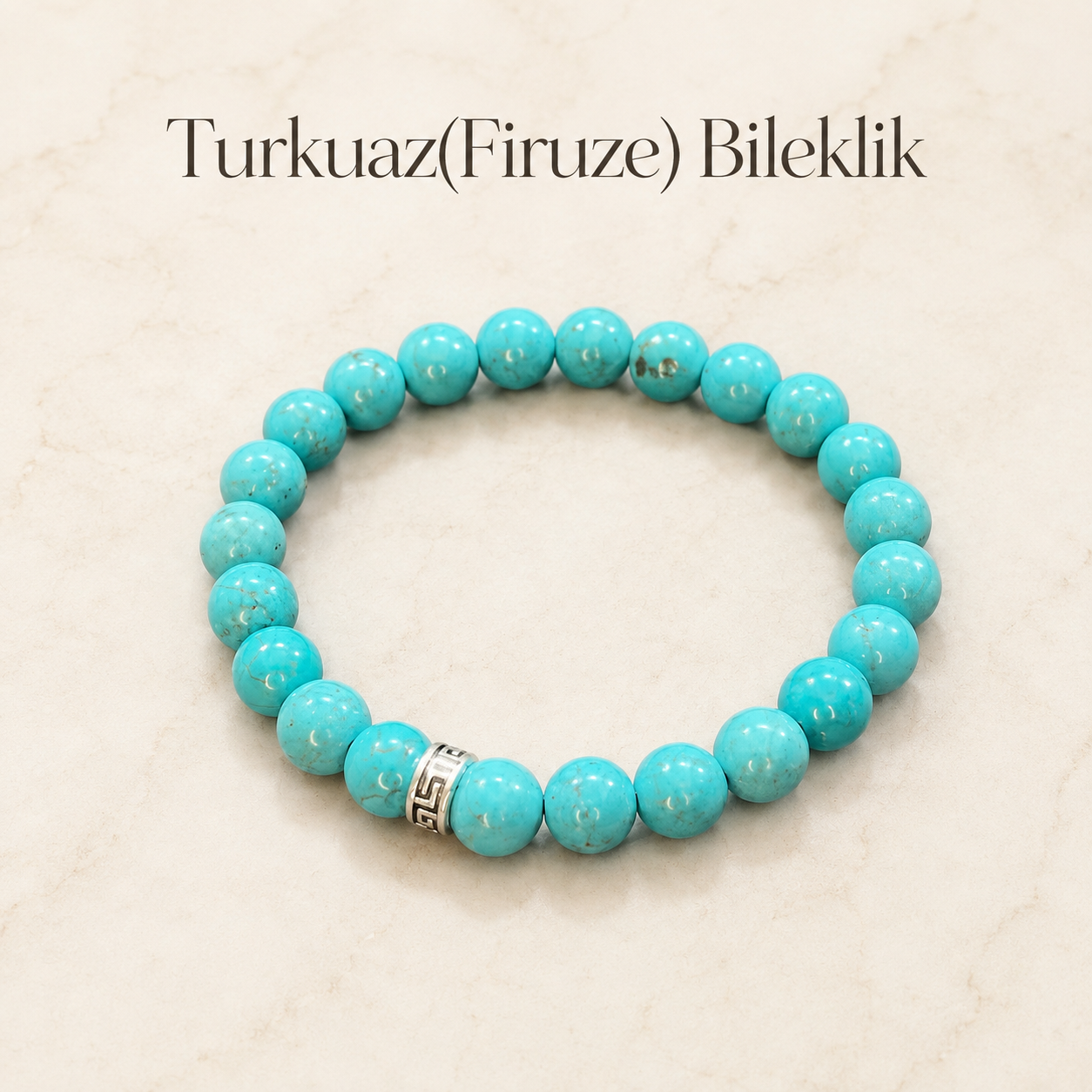 Turkuaz (Firuze) Doğal Taş Bileklik