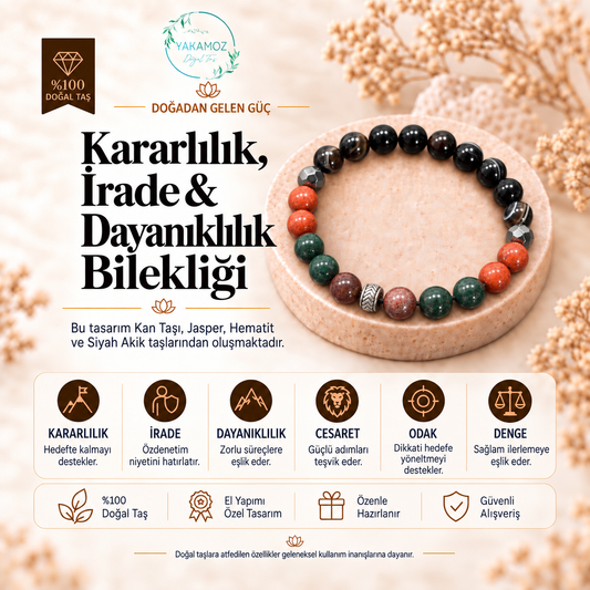 KARARLILIK, İRADE & DAYANIKLILIK BİLEKLİĞİ