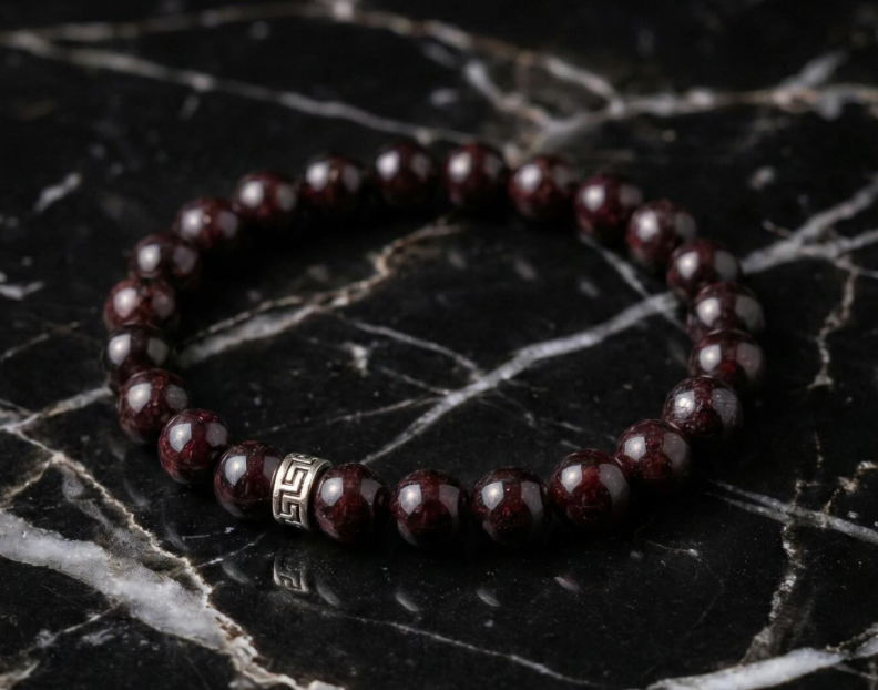 Lal (Garnet) Doğal Taş Bileklik