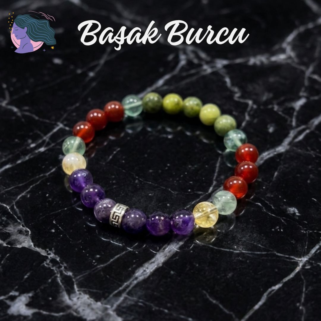 Başak Burcu Doğal Taş Bilekliği | Burç Koleksiyonu